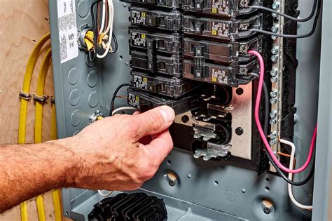 how to instal a breaker in an electrical box|replacing main breaker in panel.